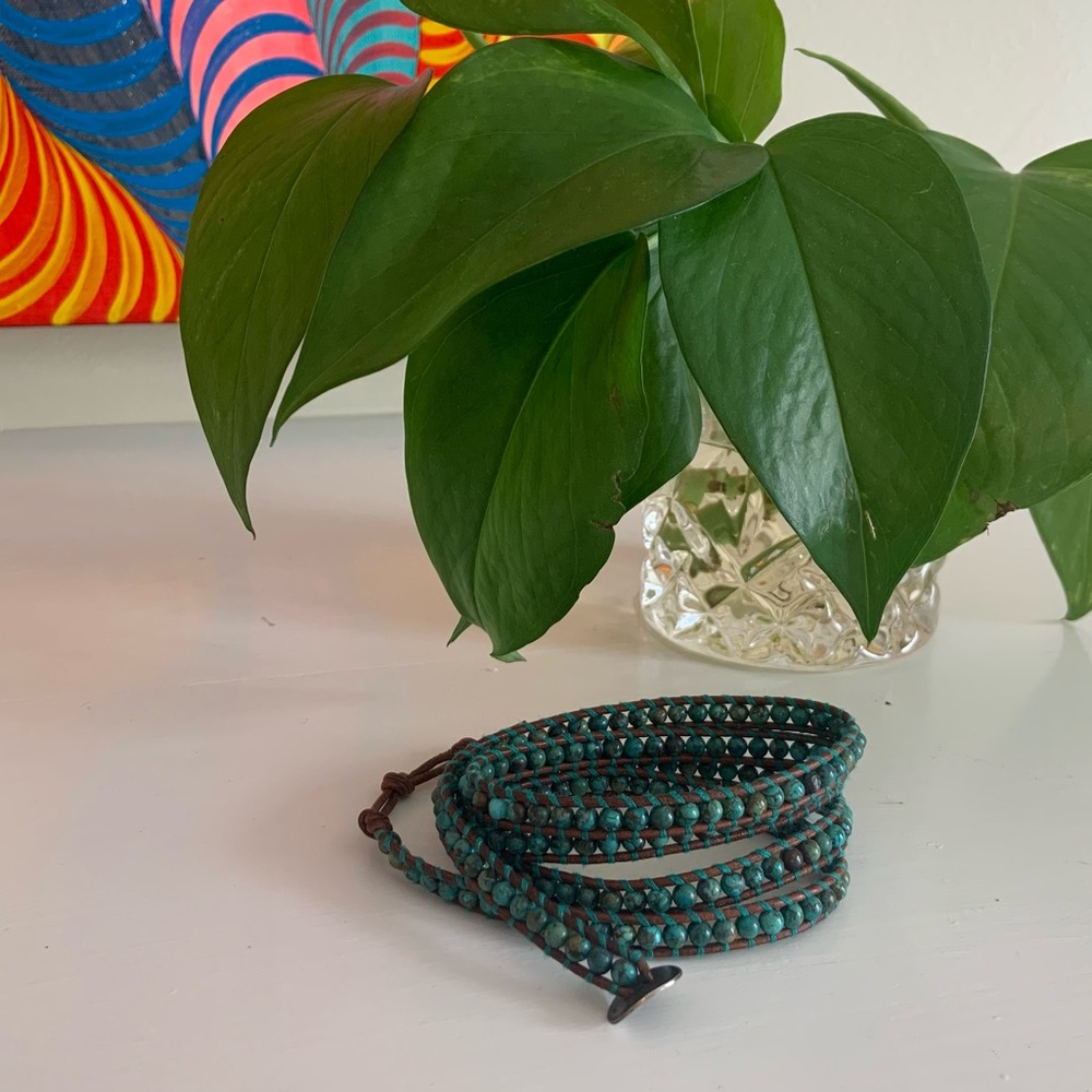 Turquoise Chan Luu 5 wrap bracelet
